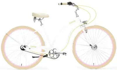 Rower miejski Embassy White Rose Wave