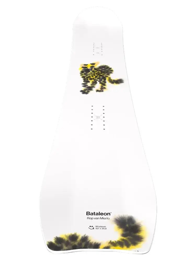 Deska snowboardowa Bataleon Whatever X Rop van Mierlo
biały/wielobarwny (animal 3)
