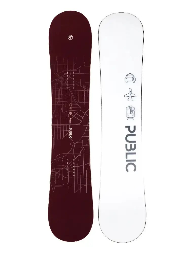 Męska Deska snowboardowa Public General
biały/bordowy (colour 1/white)
