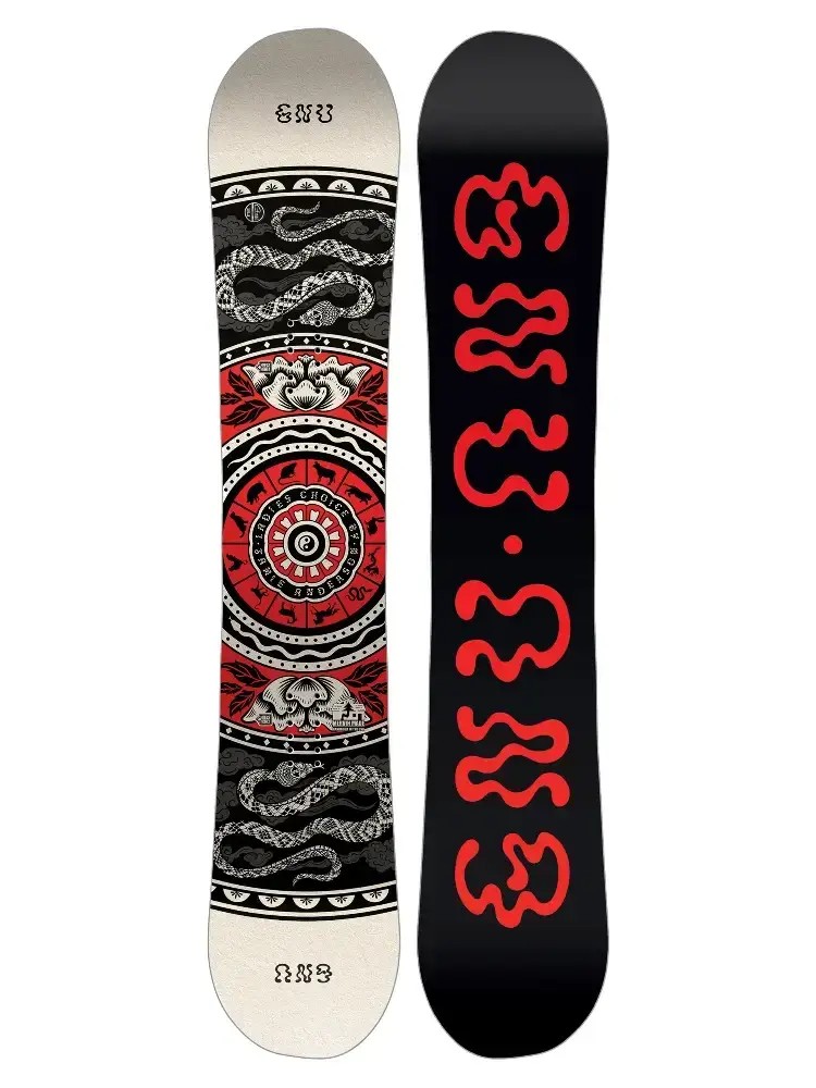 Damska Deska snowboardowa Gnu Ladies Choice
czarny (black/red)