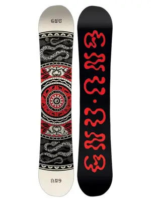 Damska Deska snowboardowa Gnu Ladies Choice
czarny (black/red)