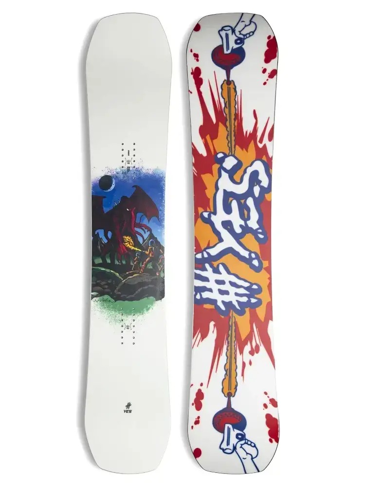 Męska Deska snowboardowa Yes Sender
wielobarwny (white)