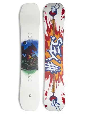 Męska Deska snowboardowa Yes Sender
wielobarwny (white)