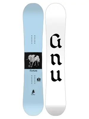 Damska Deska snowboardowa Gnu Fiction
biały/niebieski (white/black)