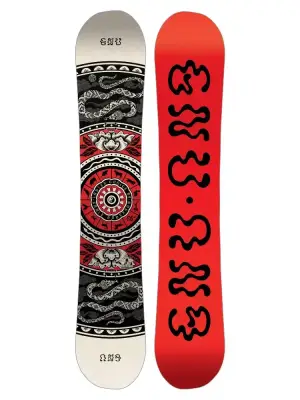 Damska Deska snowboardowa Gnu Ladies Choice
czerwony (red/black)