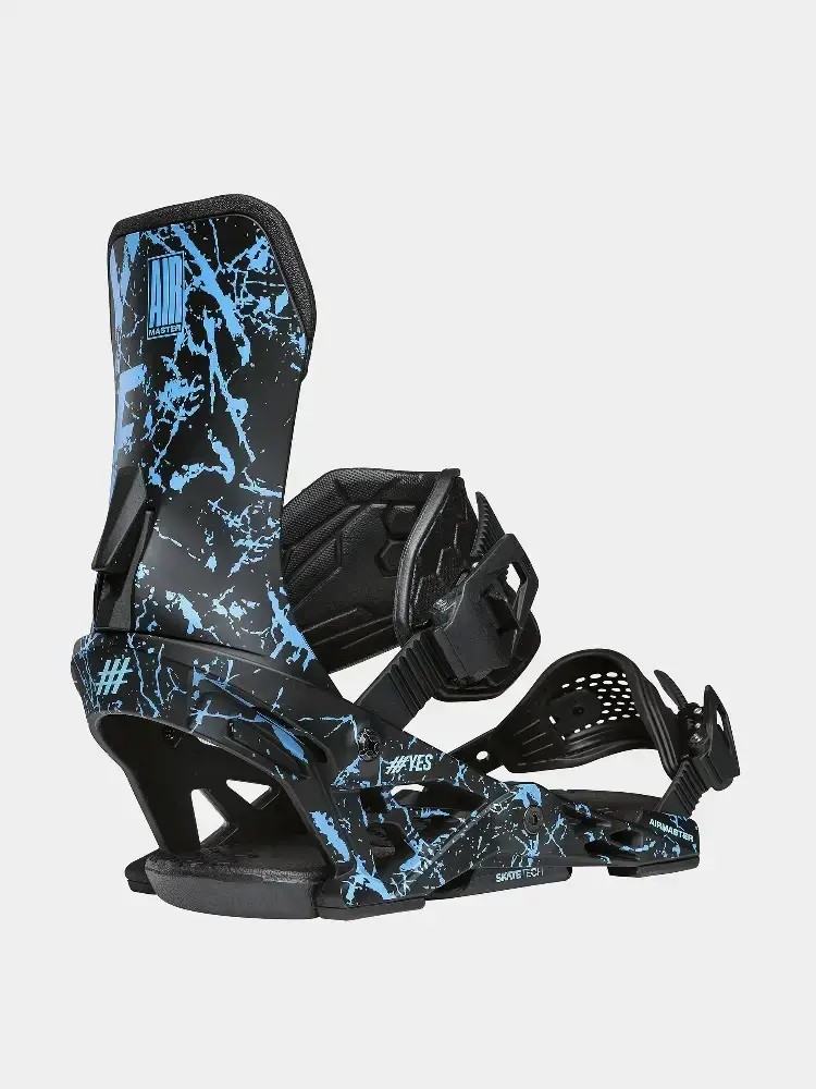 Męskie Wiązania snowboardowe Yes Airmaster
czarny/szary (splatter grey)