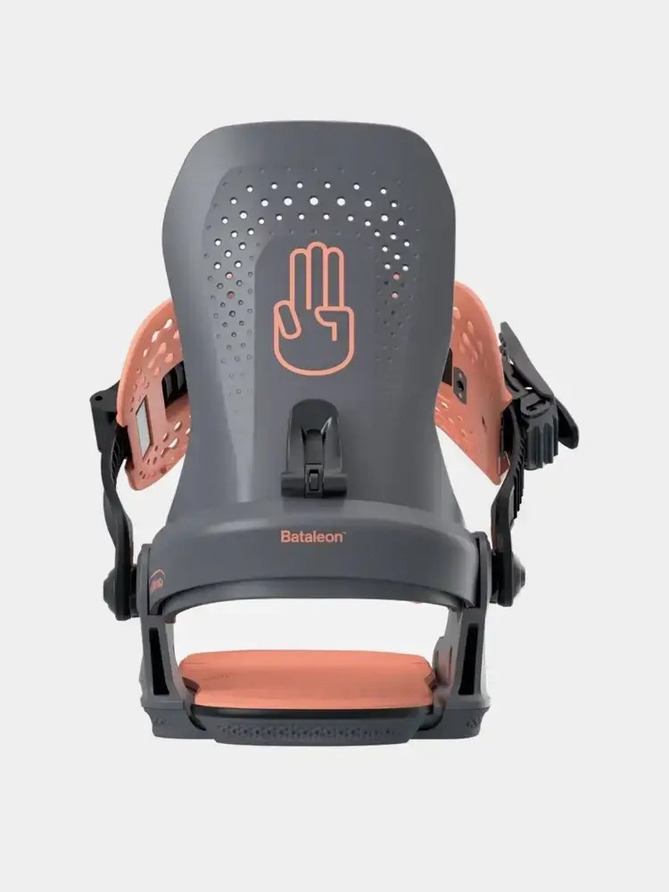 Damskie Wiązania snowboardowe Bataleon Donna HeelWrap
szary/pomarańczowy (black peach)