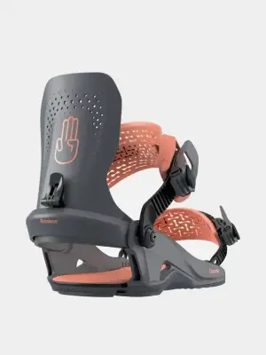 Damskie Wiązania snowboardowe Bataleon Donna HeelWrap
szary/pomarańczowy (black peach)