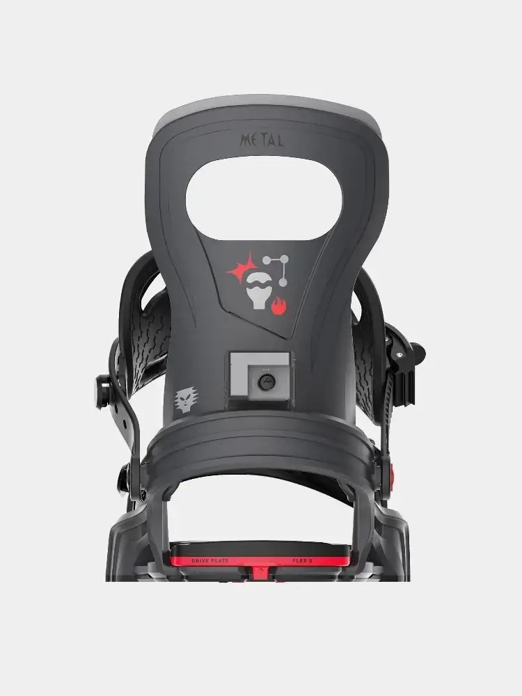 Męskie Wiązania snowboardowe Bent Metal Joint
czarny/szary (grey)