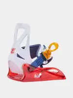 Wiązania snowboardowe Burton Grom Disc JR
biały/wielobarwny (red/multi)