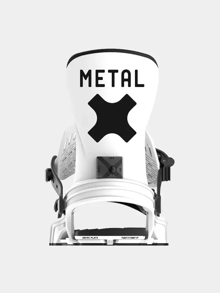 Męskie Wiązania snowboardowe Bent Metal Axtion
biały (white)