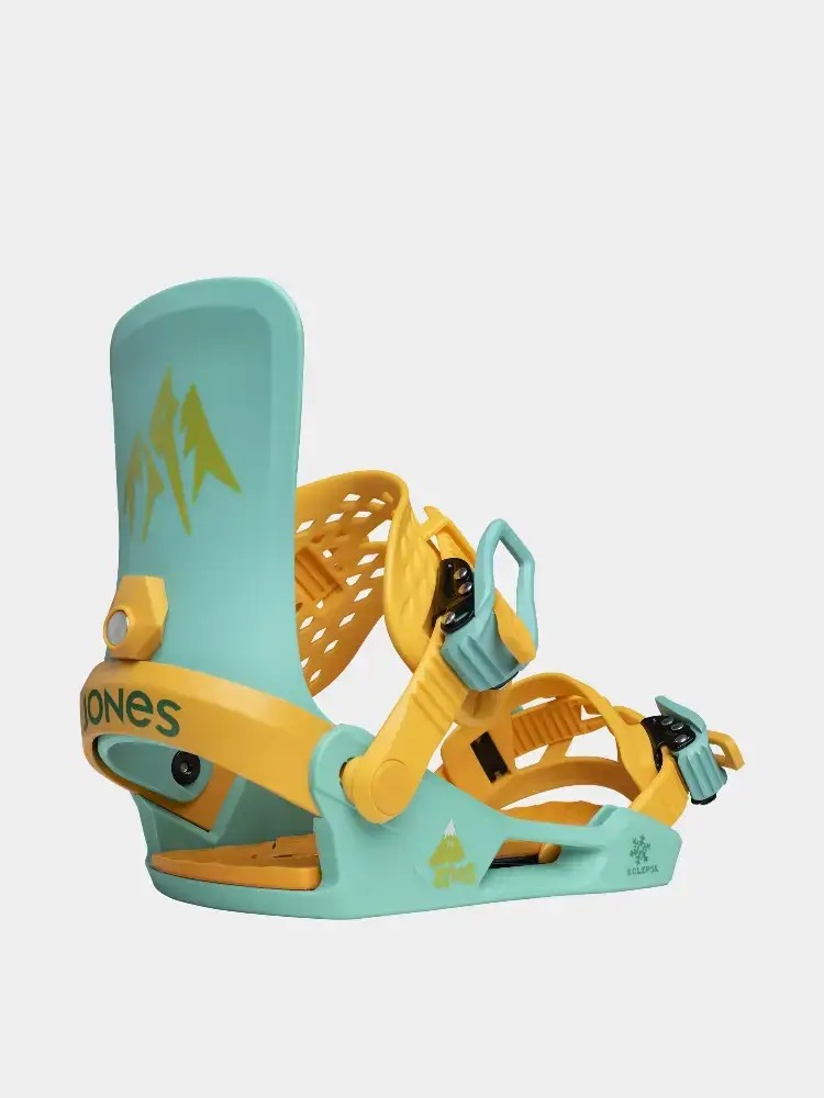 Jones Snowboards Eclipse JR snowboard bindings
yellow/green (arctic sunshine blue)