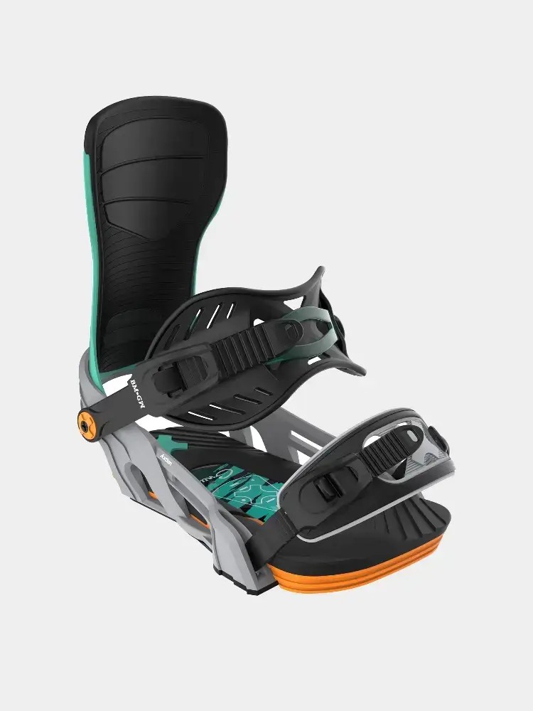 Męskie Wiązania snowboardowe Bent Metal Axtion
szary (grey/green)