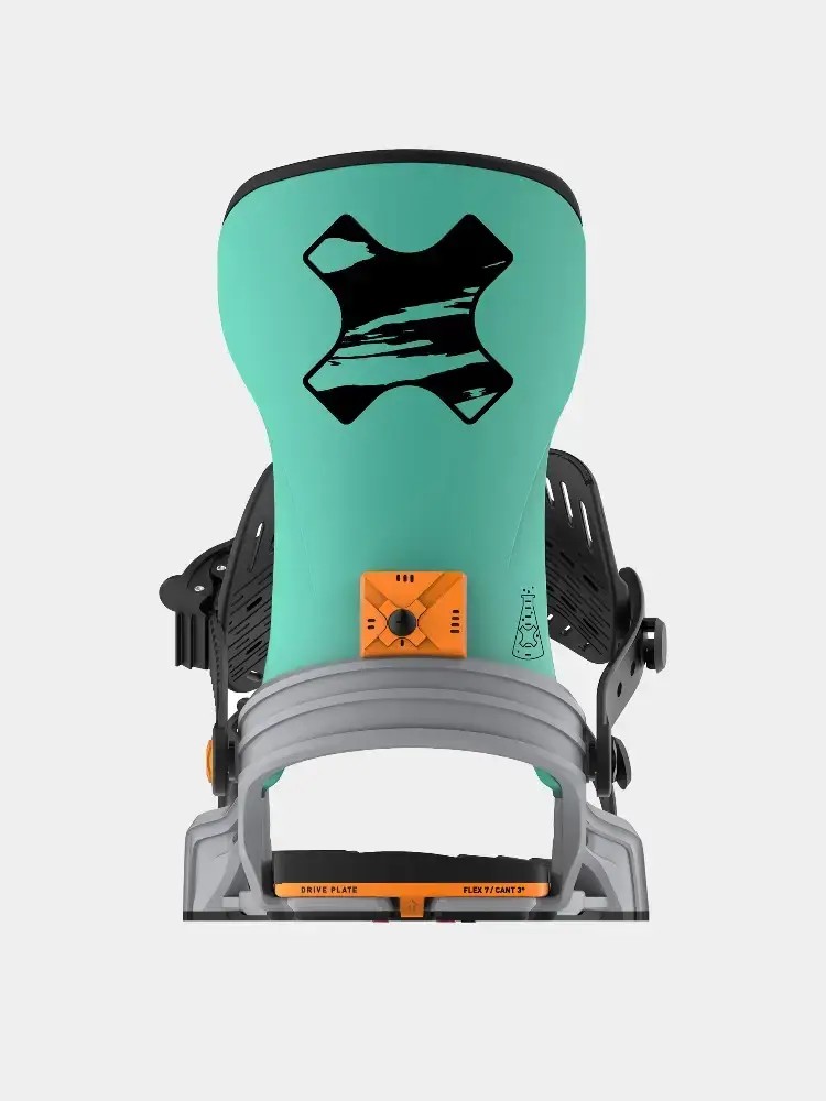 Męskie Wiązania snowboardowe Bent Metal Axtion
szary (grey/green)