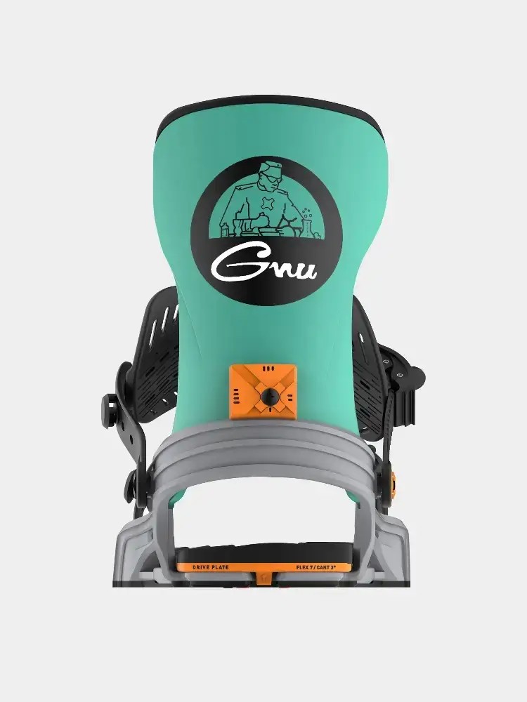 Męskie Wiązania snowboardowe Bent Metal Axtion
szary (grey/green)