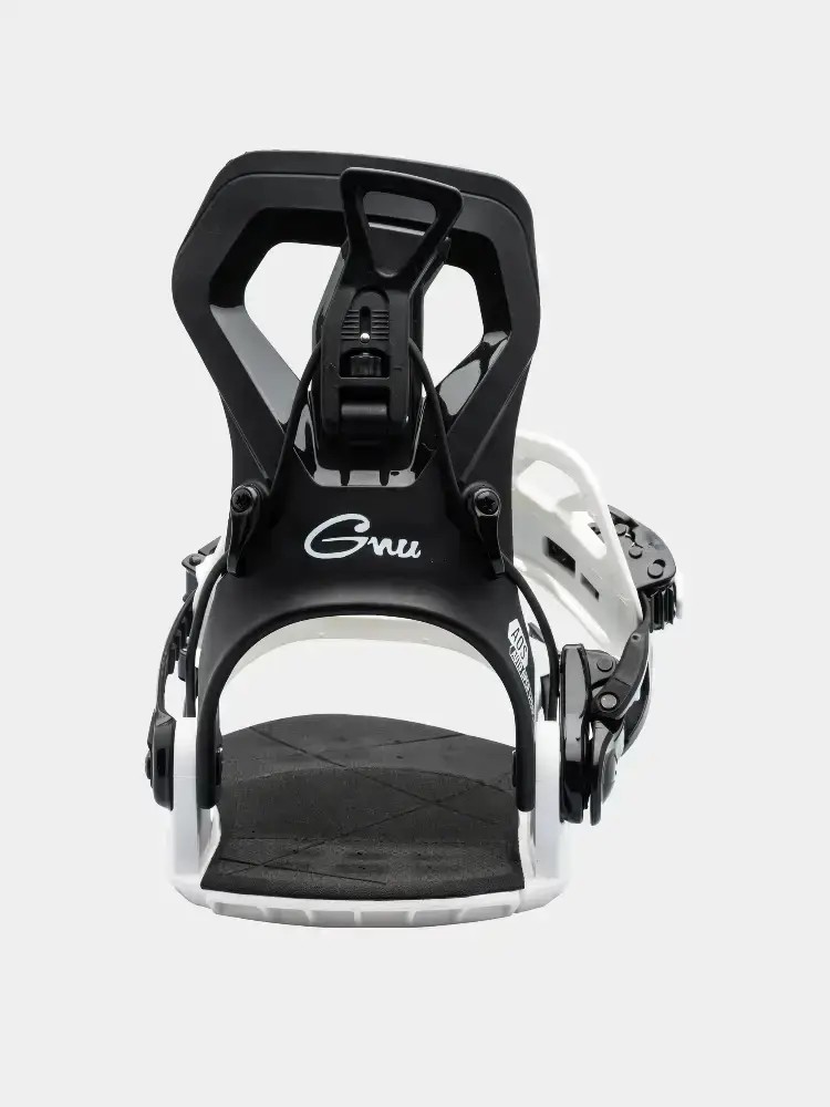 Damskie Wiązania snowboardowe Gnu B Real
biały/czarny (white)