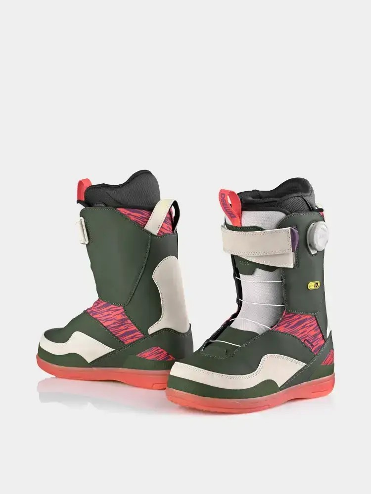 Damskie Buty snowboardowe Deeluxe ID Lara Boa
czerwony/zielony (vibrant green)