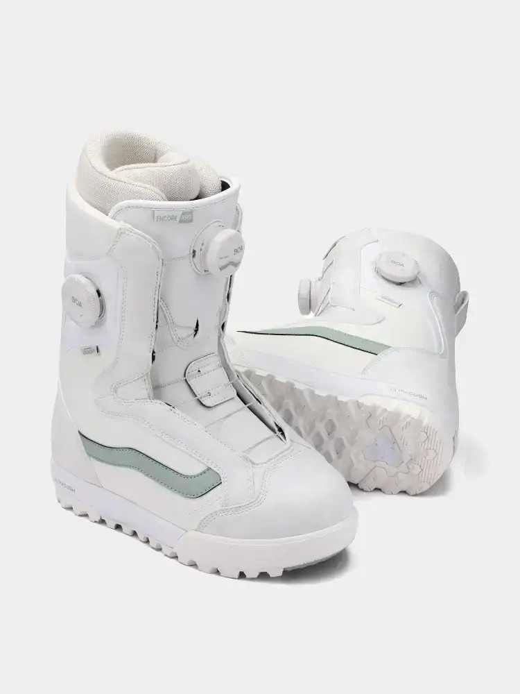 Damskie Buty snowboardowe Vans Encore Pro
biały (30th anniversary white/gray olive)