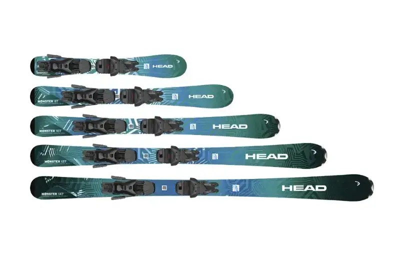 Narty Dla Dzieci Head Monster Easy Jrs 2025 + Jrs 4.5 / 7.5 GW