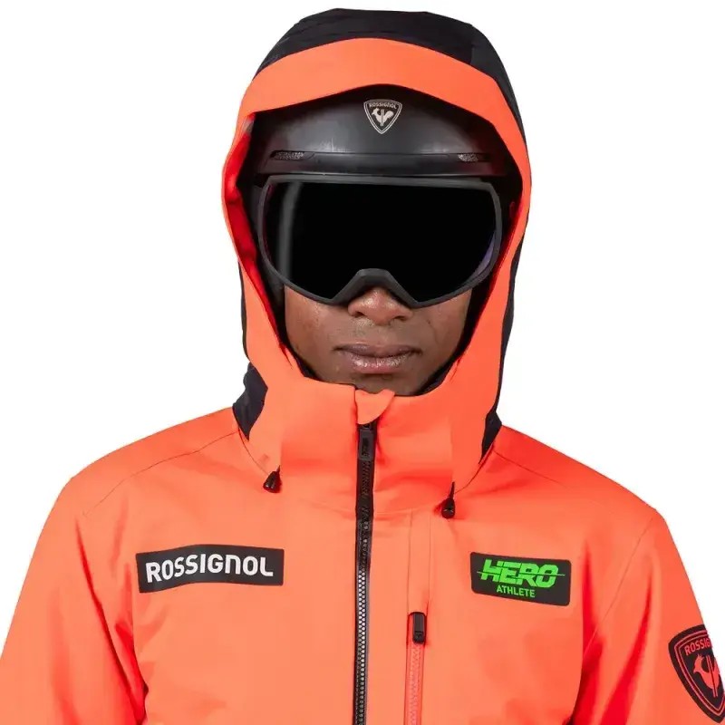 Kurtka Narciarska Rossignol Hero Blackside Insulated Jkt Neon Red 2026