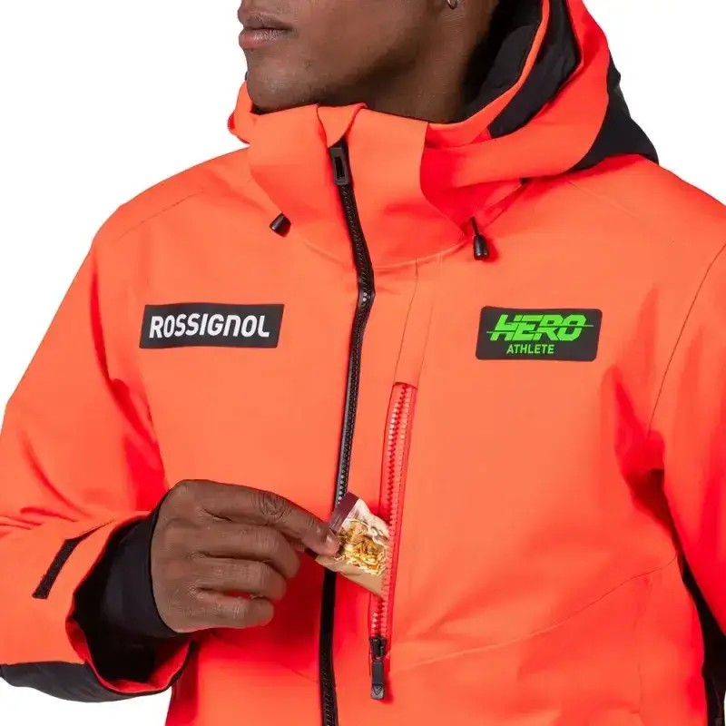 Kurtka Narciarska Rossignol Hero Blackside Insulated Jkt Neon Red 2026