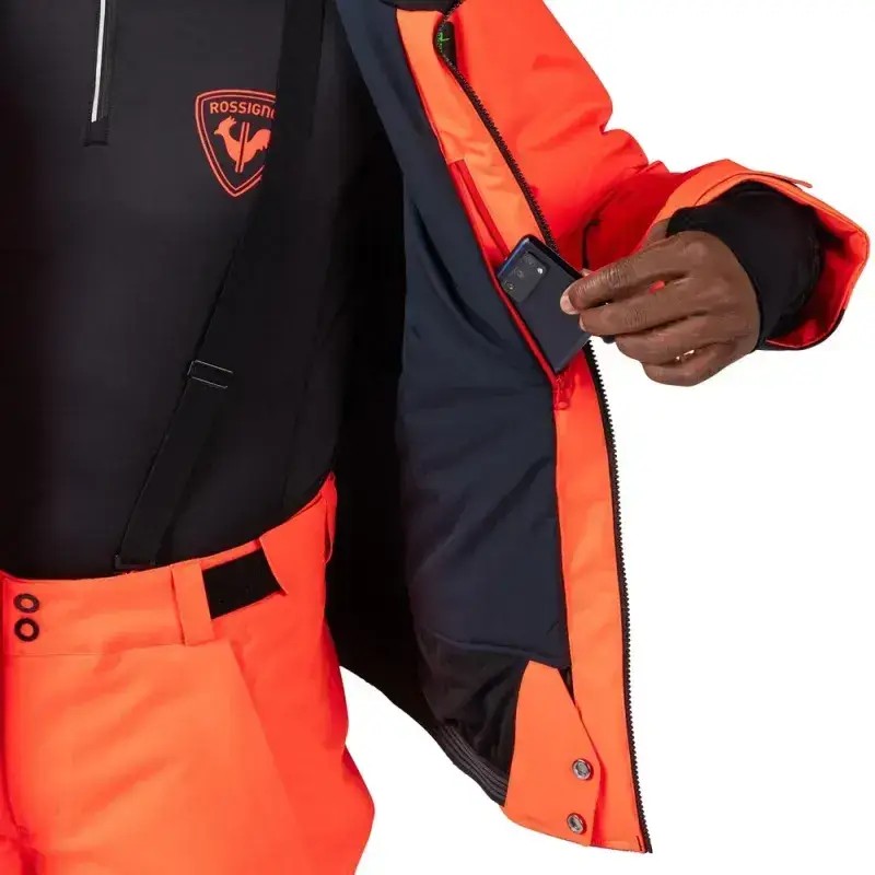 Kurtka Narciarska Rossignol Hero Blackside Insulated Jkt Neon Red 2026