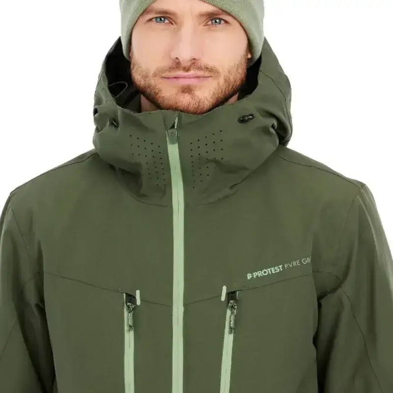 Kurtka Narciarska Snowboardowa Protest Prttimothy Thyme Green 2025