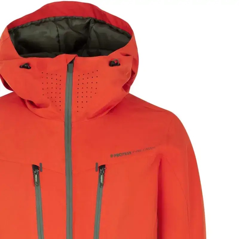 Kurtka Narciarska Snowboardowa Protest Prttimothy Burnt Orange 2025