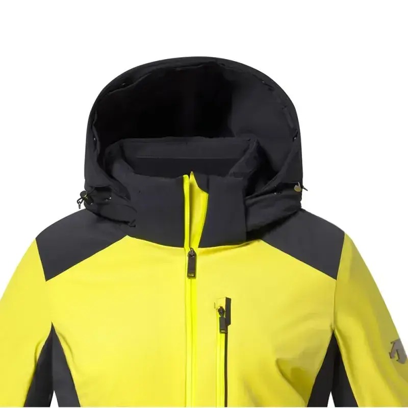 Kurtka Narciarska Damska Descente Smooth Logo Jacket Black Yellow 2026