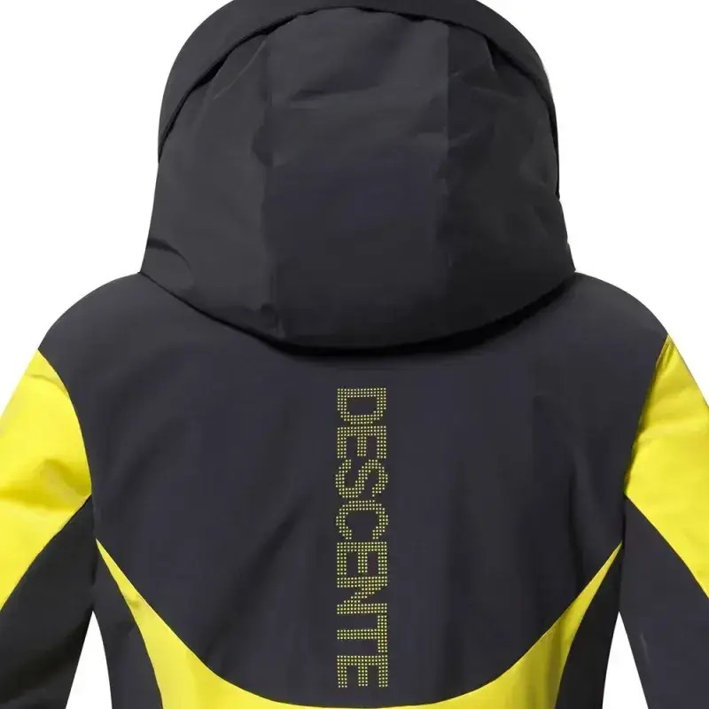 Kurtka Narciarska Damska Descente Smooth Logo Jacket Black Yellow 2026