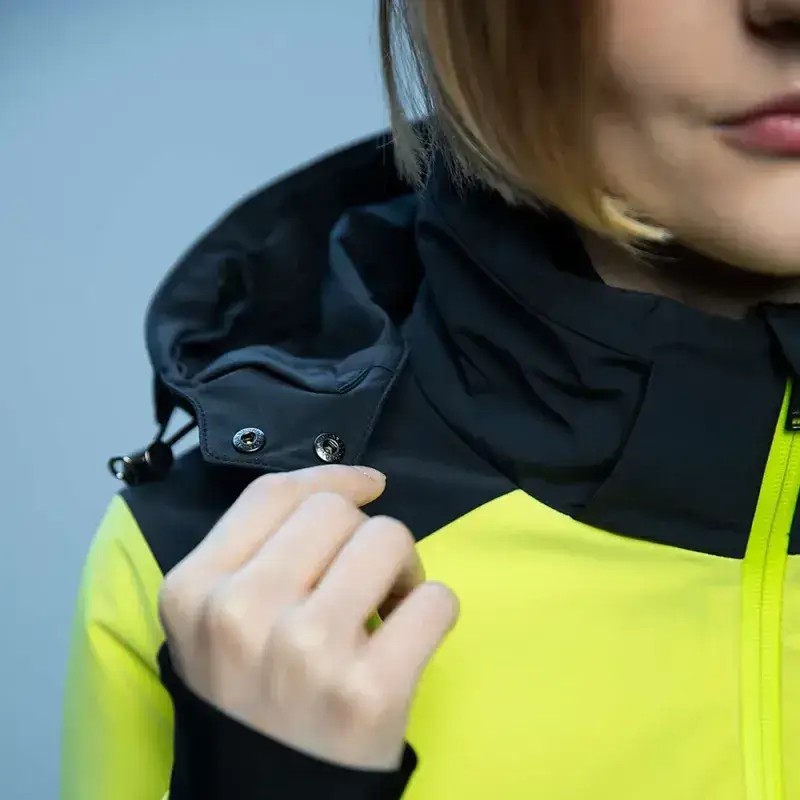 Kurtka Narciarska Damska Descente Smooth Logo Jacket Black Yellow 2026