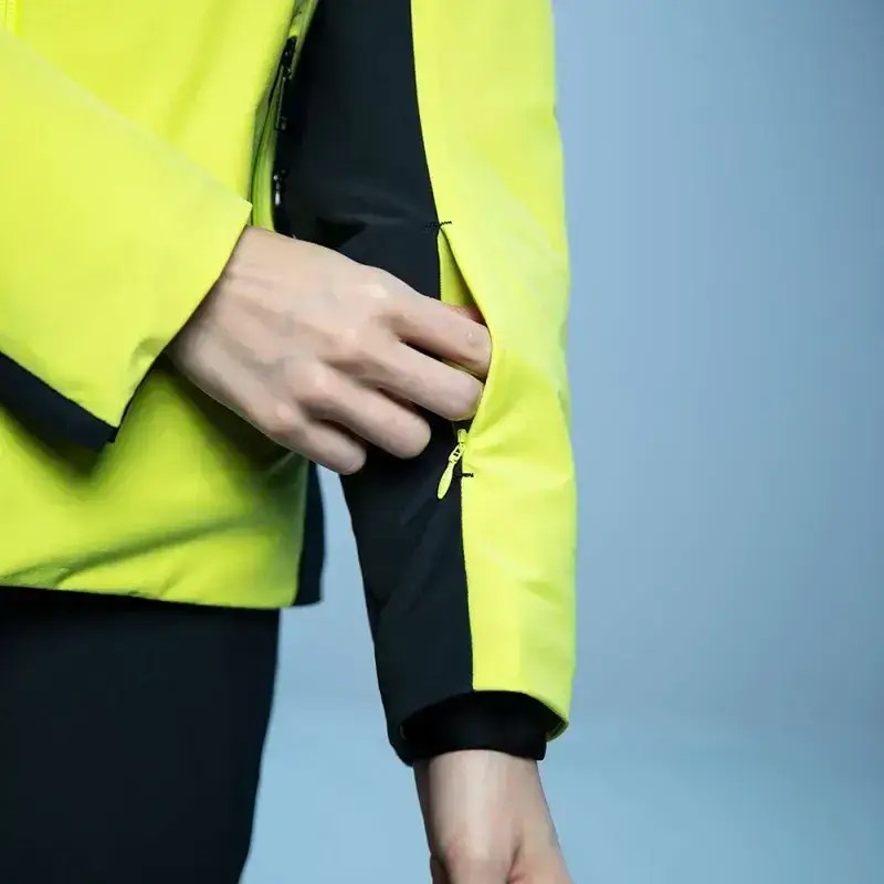 Kurtka Narciarska Damska Descente Smooth Logo Jacket Black Yellow 2026