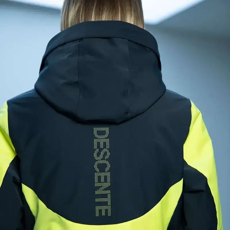 Kurtka Narciarska Damska Descente Smooth Logo Jacket Black Yellow 2026