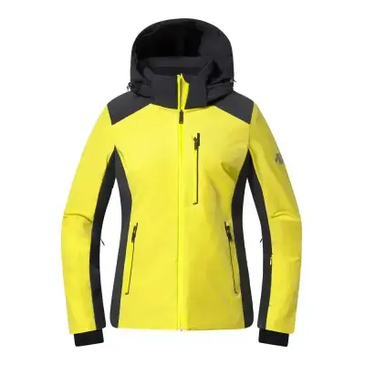 Kurtka Narciarska Damska Descente Smooth Logo Jacket Black Yellow 2026