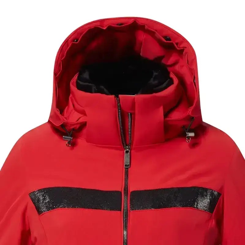 Kurtka Narciarska Damska Descente Glitter Line Jacket Red 2026