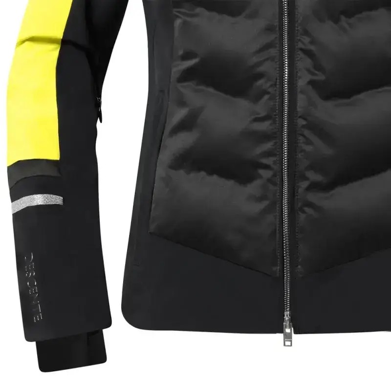 Kurtka Narciarska Damska Descente Iriss Jacket Black Yellow 2026