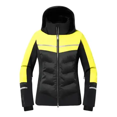 Kurtka Narciarska Damska Descente Iriss Jacket Black Yellow 2026