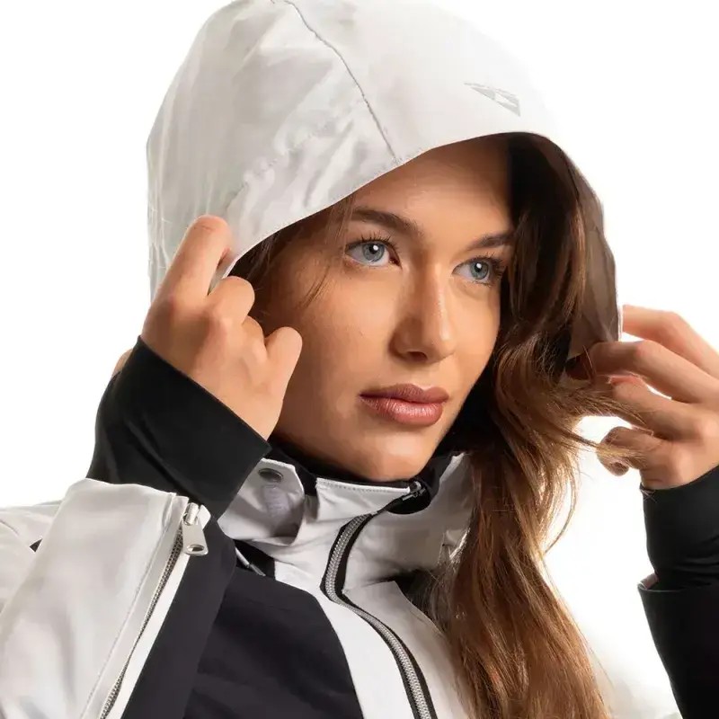 Kurtka Narciarska Damska Fischer Soleil Neo Black White 2025