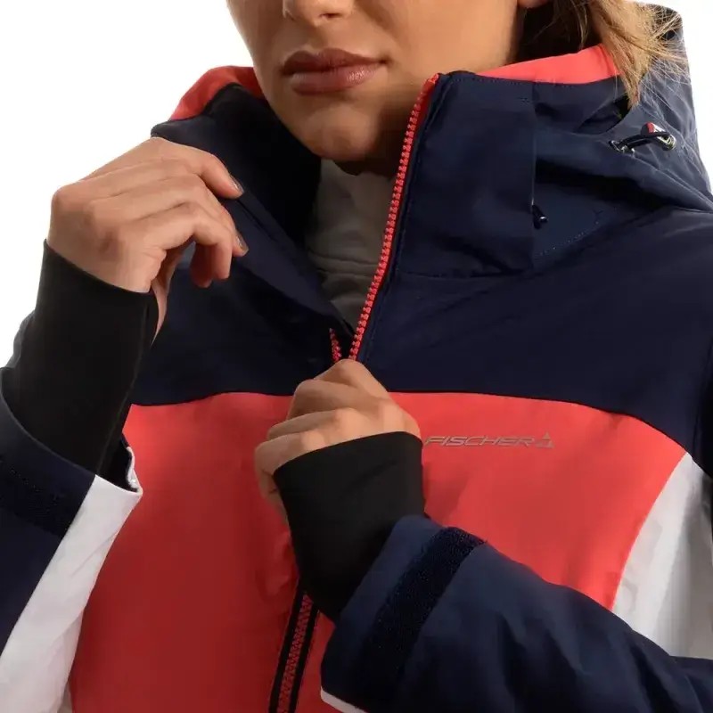Kurtka Narciarska Damska Fischer Calista Calypso Coral 2025