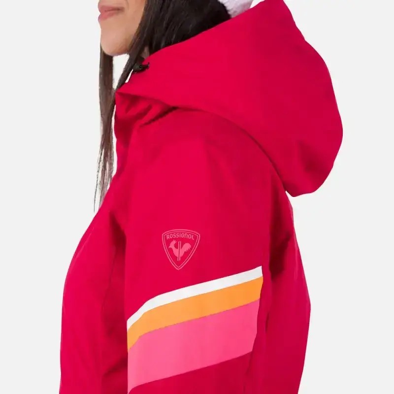 Kurtka Narciarska Damska Rossignol W Strawpile Jkt Ruby Red 2026