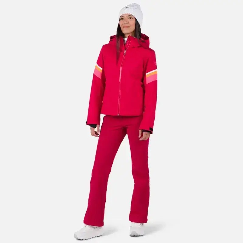 Kurtka Narciarska Damska Rossignol W Strawpile Jkt Ruby Red 2026