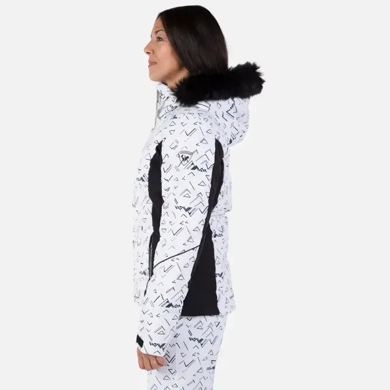Kurtka Narciarska Damska Rossignol W Staci PR Puffy Jkt White 2025