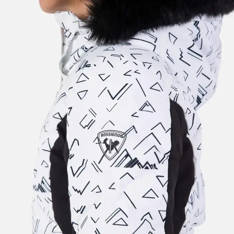 Kurtka Narciarska Damska Rossignol W Staci PR Puffy Jkt White 2025