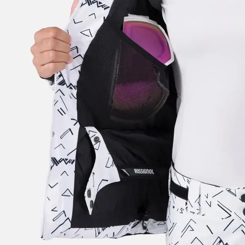 Kurtka Narciarska Damska Rossignol W Staci PR Puffy Jkt White 2025