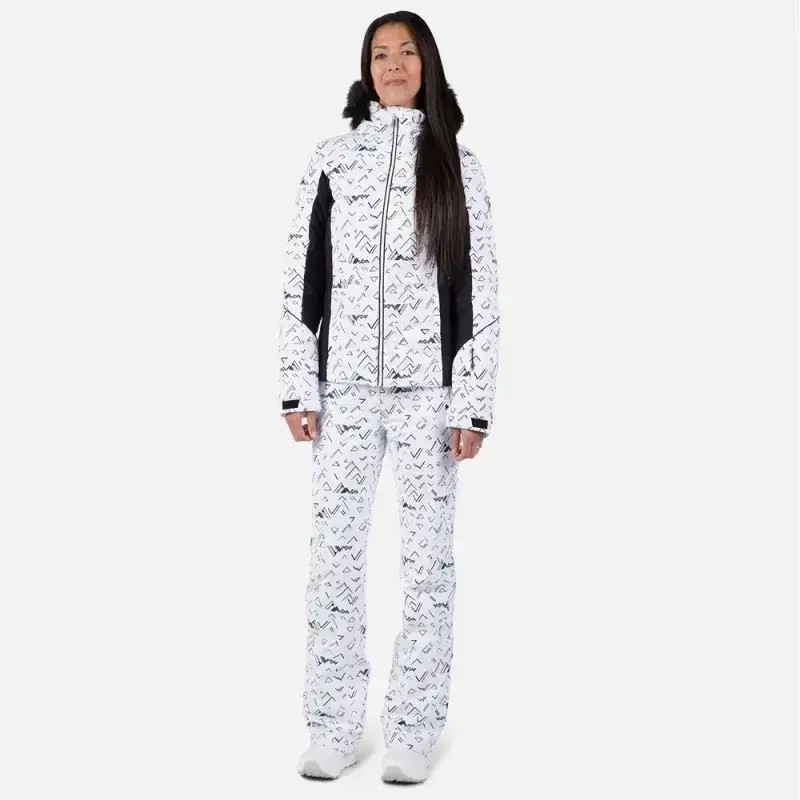 Kurtka Narciarska Damska Rossignol W Staci PR Puffy Jkt White 2025