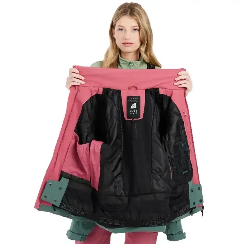 Kurtka Narciarska Damska Protest Prtdisk Dust Rose 2025