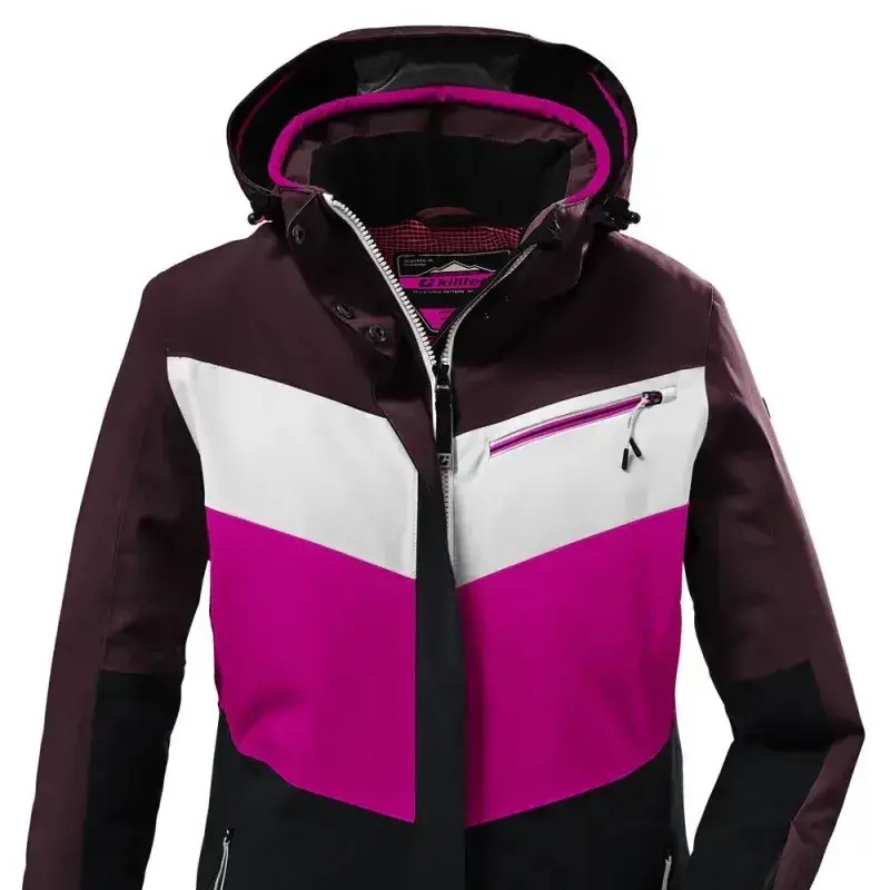 Kurtka Narciarska Damska Killtec Ksw 253 Black Fuchsia Purple 2025