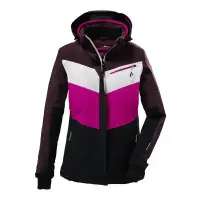Women's Killtec Ksw 253 Black Fuchsia Purple Ski Jacket 2025