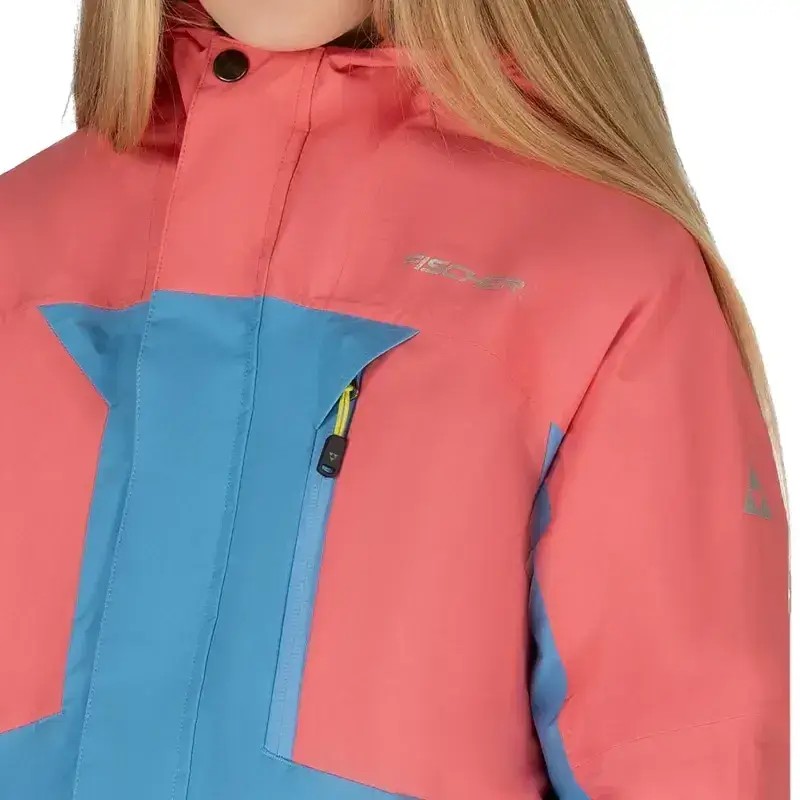 Kurtka Narciarska Dziecięca Fischer Dash JR Calypso Coral 2025