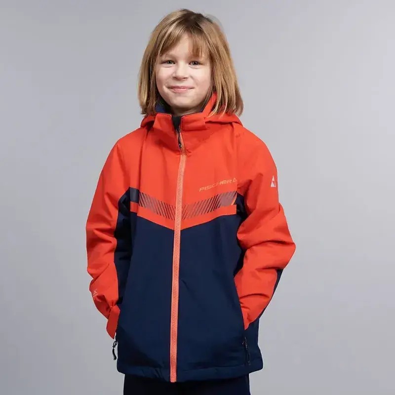 Kurtka Narciarska Dziecięca Fischer Kufstein Fiery Red